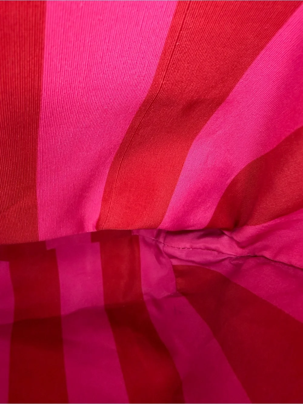 Victoria's Secret Hot Pink Tote with Black Patent Handles and Crystal Logo